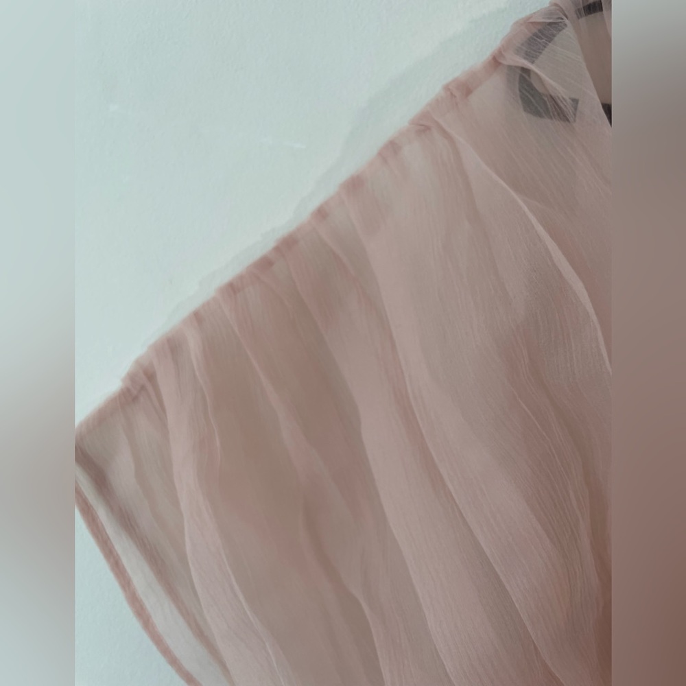 Anthropologie pale pink shrug. One size - Picture 6 of 8